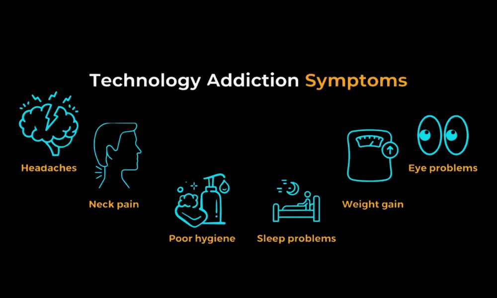 how does technology addiction affect the brain