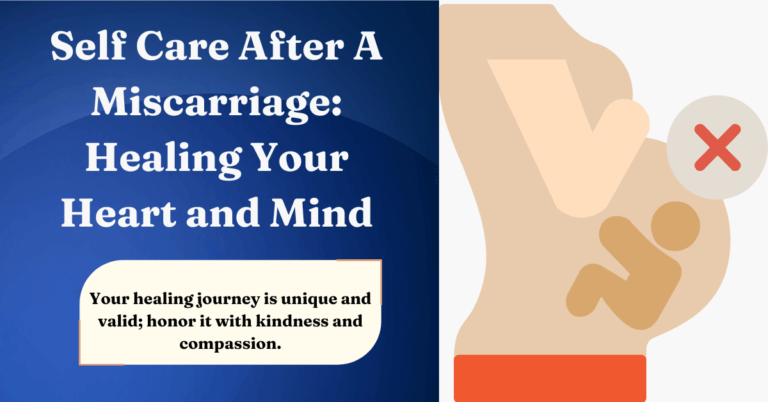 self care after a miscarriage